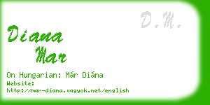 diana mar business card